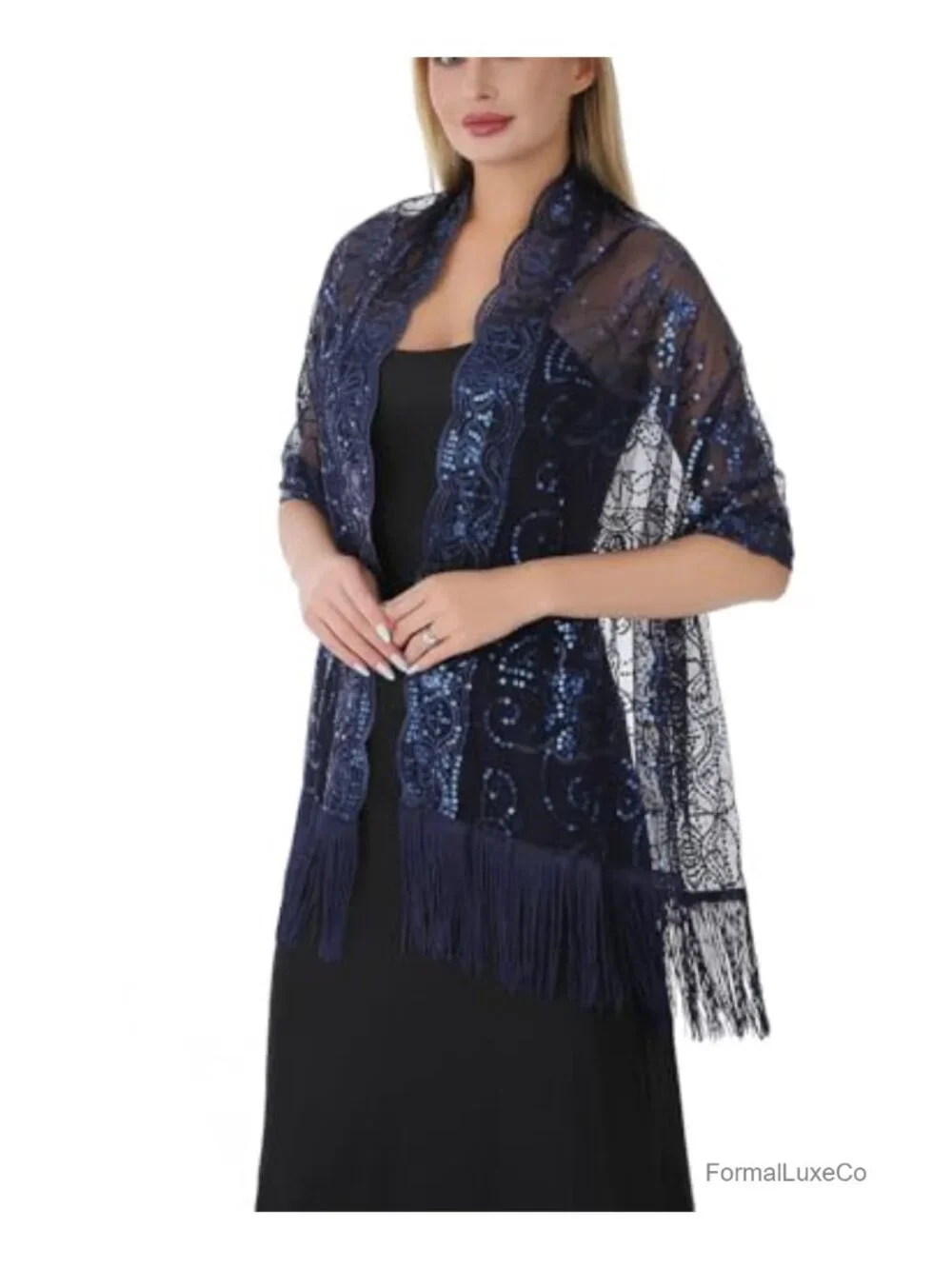 Sheer Chiffon Shawl Wraps for Evening Dresses